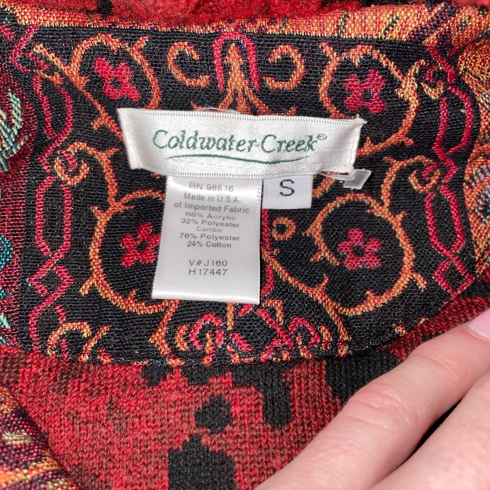 Multi-Fabric Button Jacket - Vintage - image 5